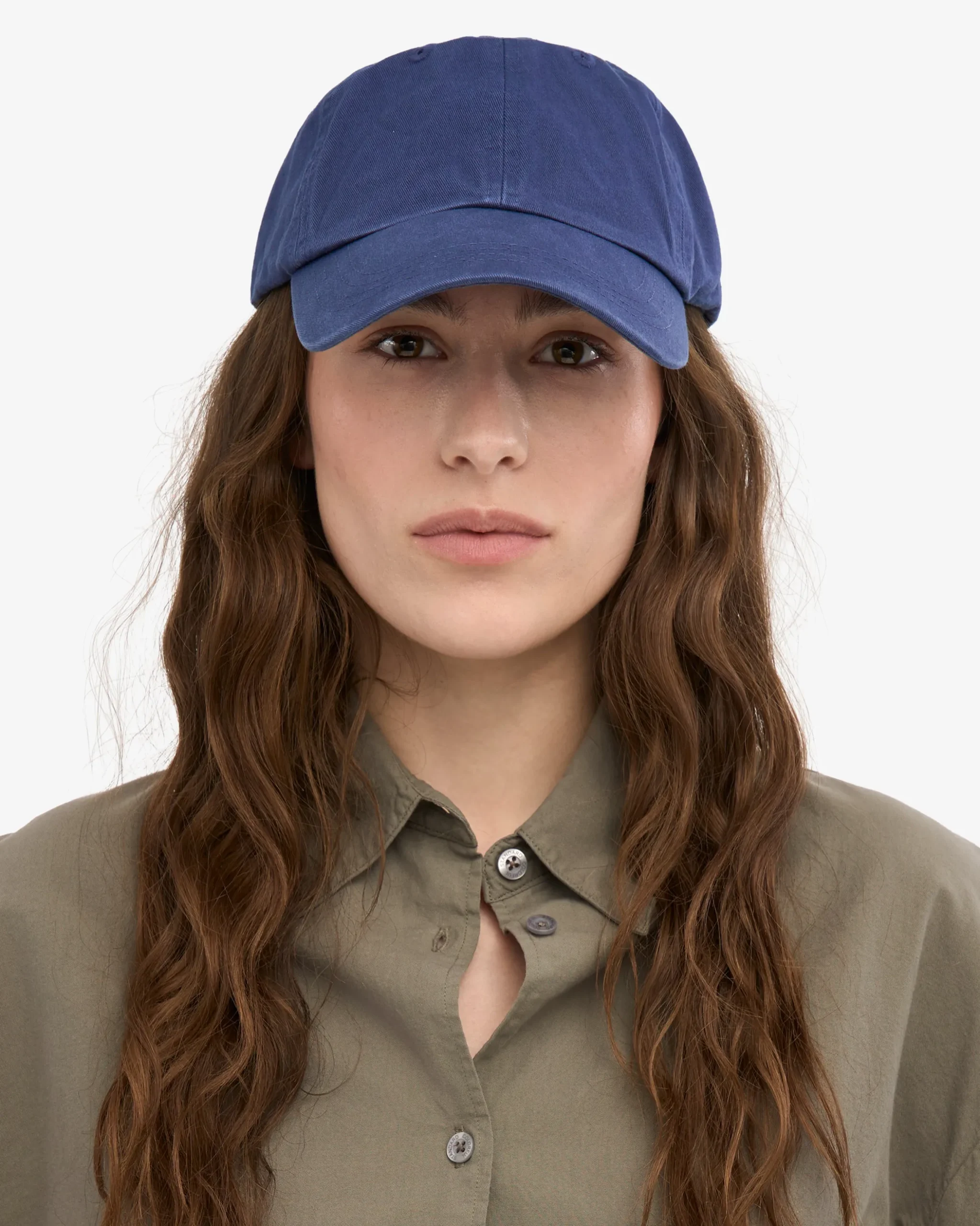 Organic Cotton Cap - Marine Blue