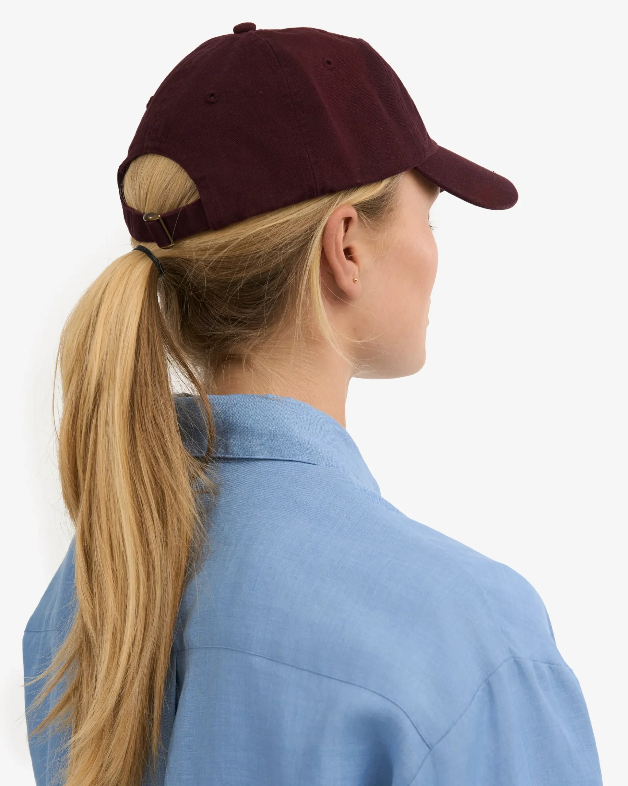 Organic Cotton Cap - Oxblood Red