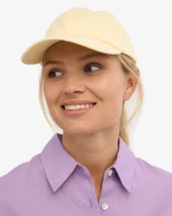 Organic Cotton Cap - Soft Yellow