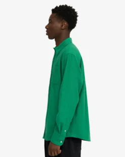 Organic Flannel Shirt - Kelly Green