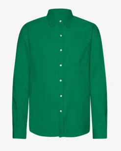 Organic Flannel Shirt - Kelly Green