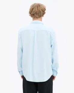 Organic Flannel Shirt - Polar Blue