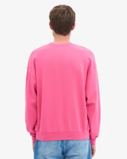 Organic Oversized Crew - Bubblegum Pink