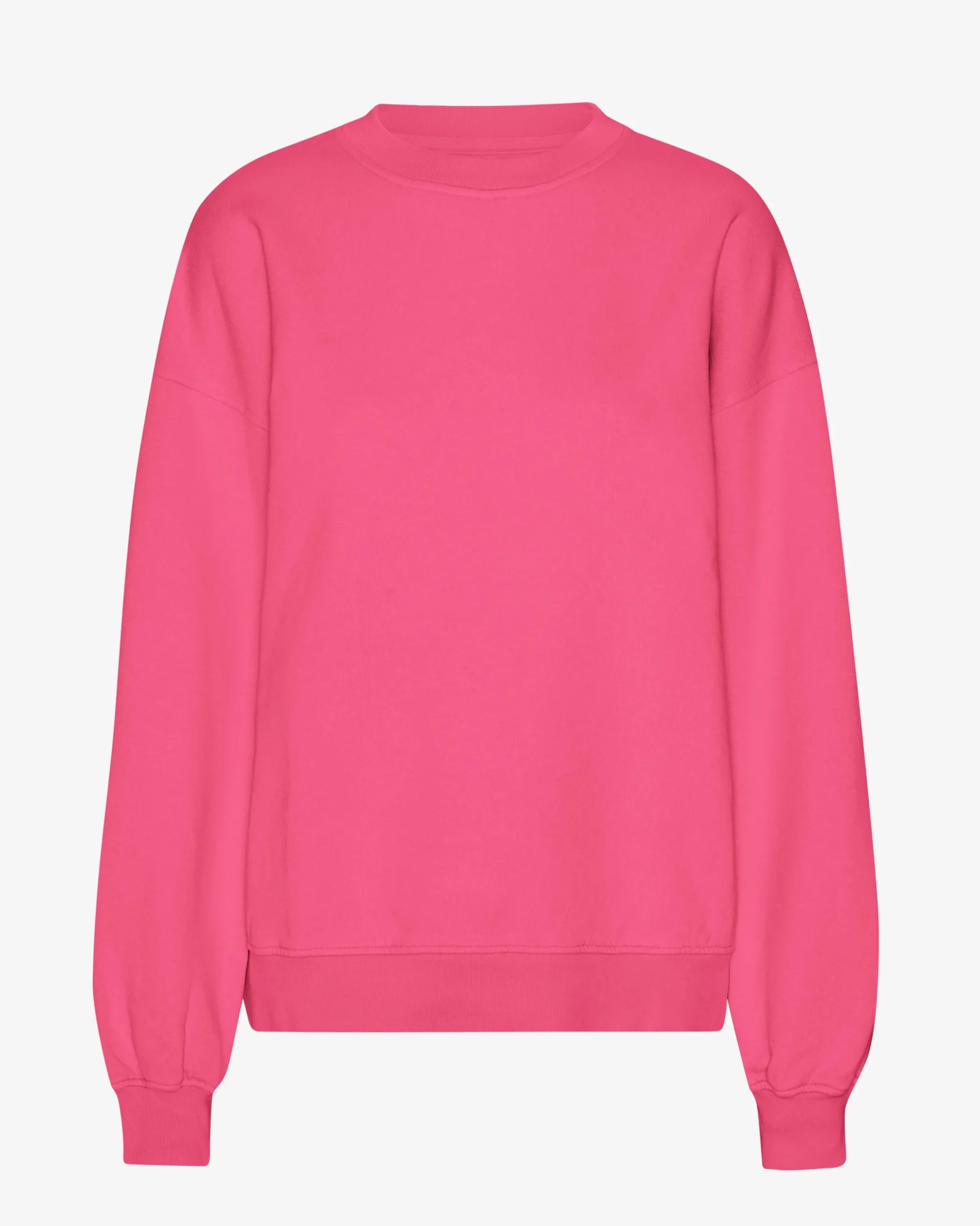 Organic Oversized Crew - Bubblegum Pink