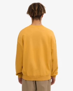 Organic Oversized Crew - Burned Yellow