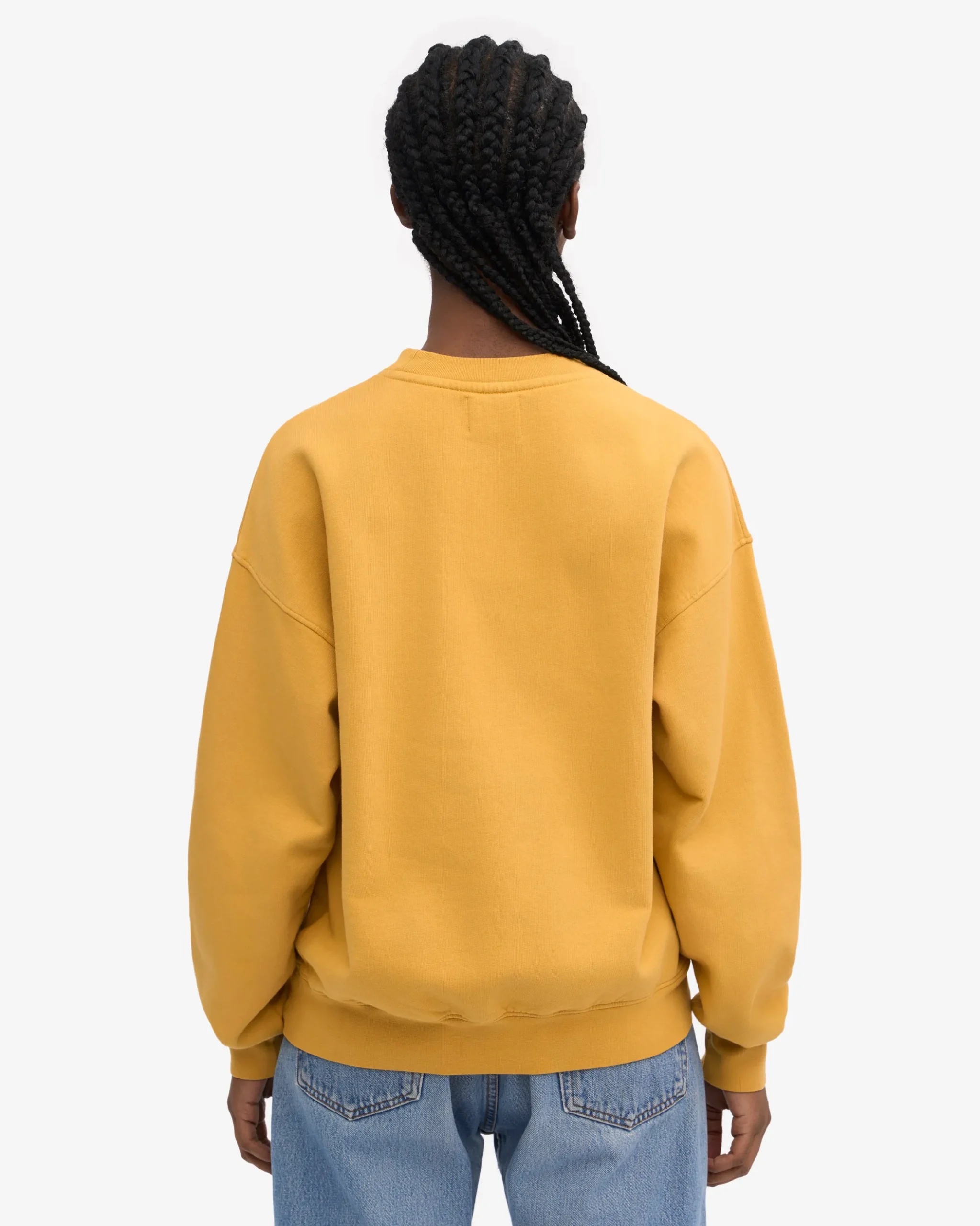 Organic Oversized Crew - Burned Yellow