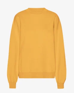 Organic Oversized Crew - Burned Yellow