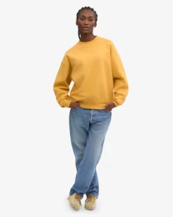 Organic Oversized Crew - Burned Yellow