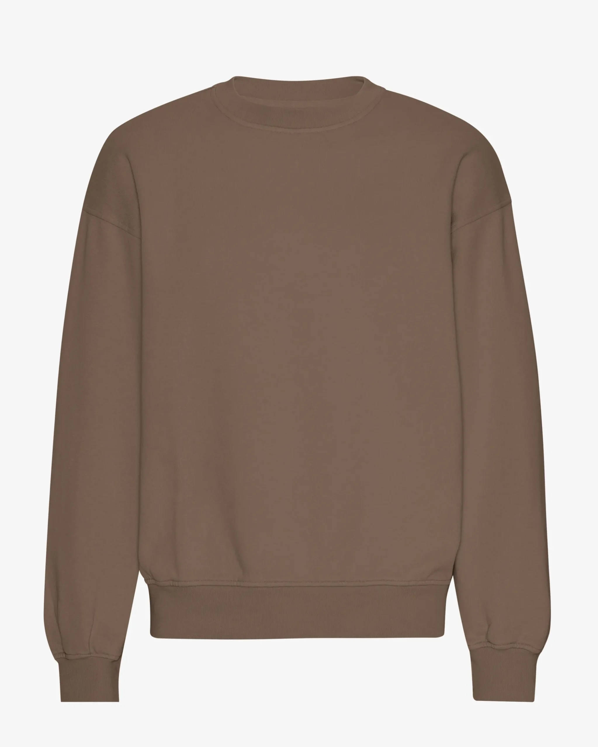 Organic Oversized Crew - Cedar Brown
