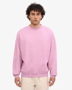 Organic Oversized Crew - Cherry Blossom