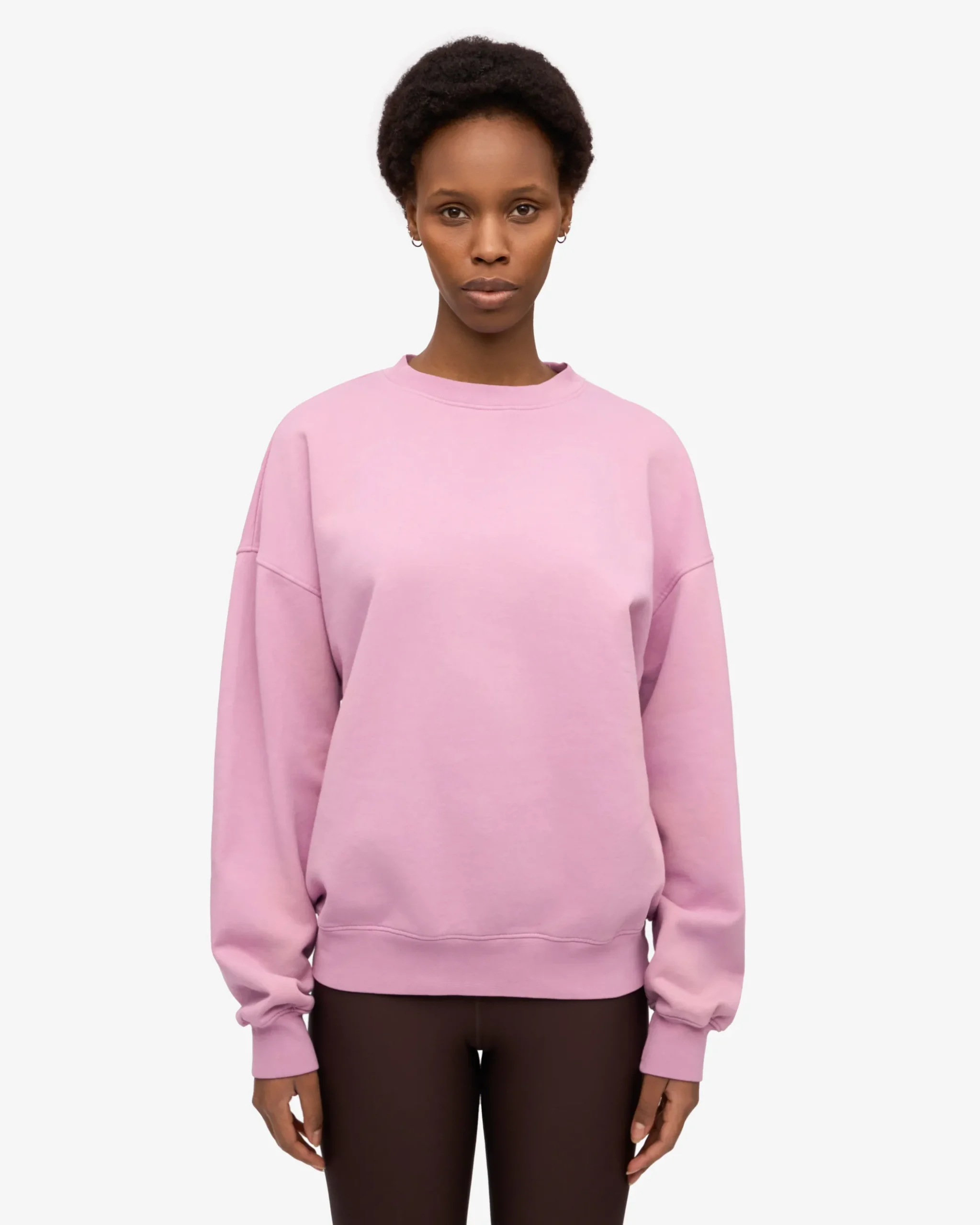 Organic Oversized Crew - Cherry Blossom