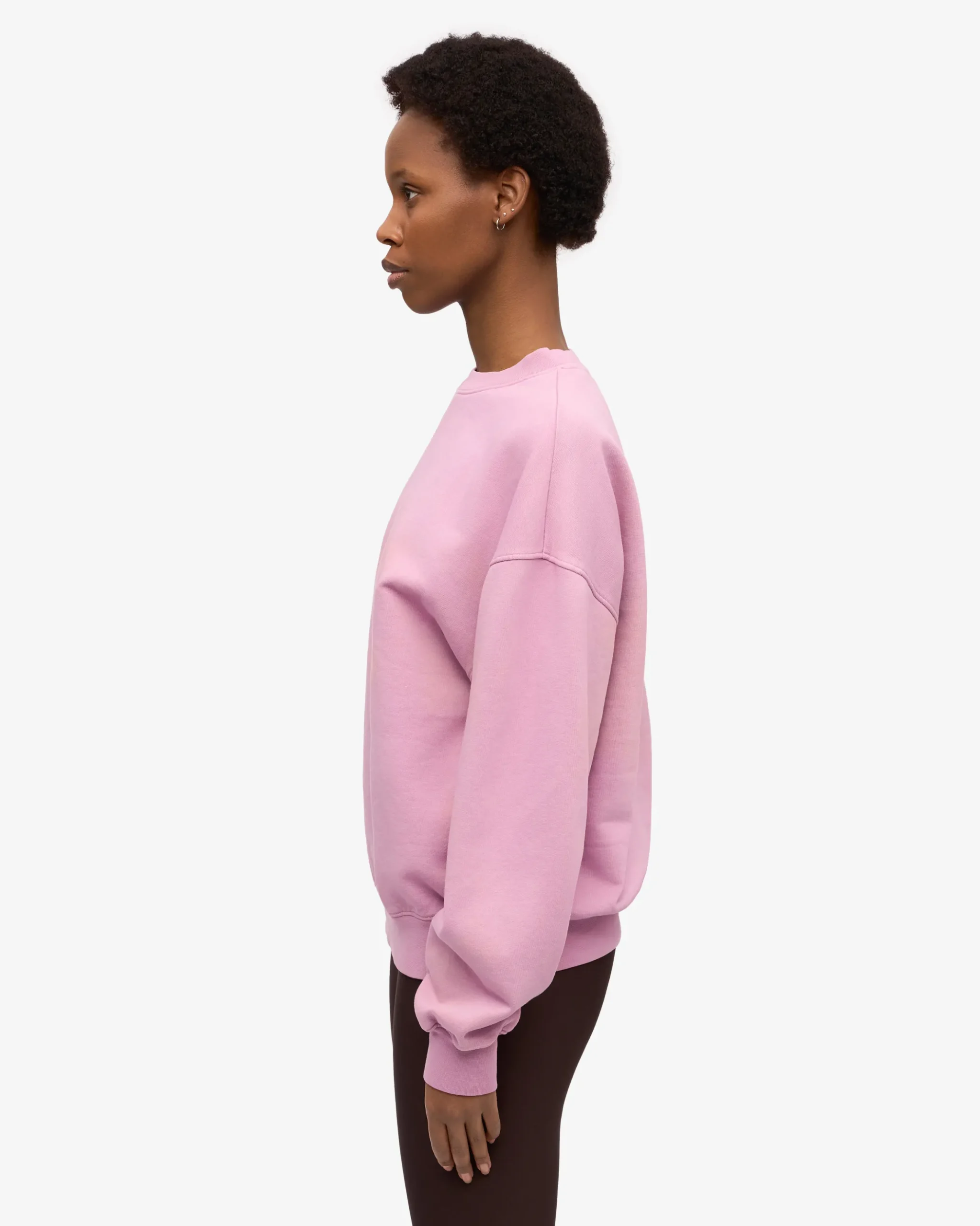 Organic Oversized Crew - Cherry Blossom
