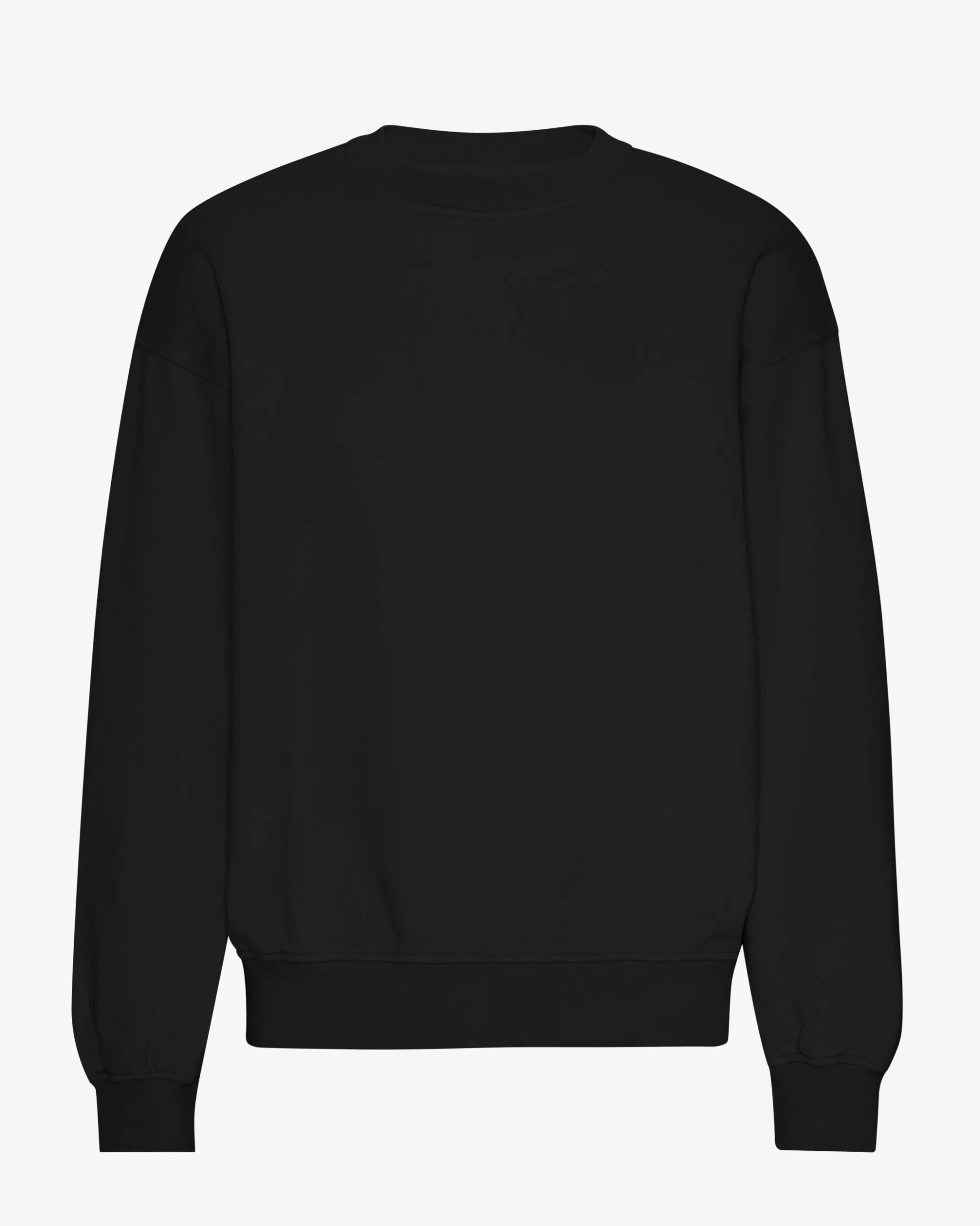 Organic Oversized Crew - Deep Black