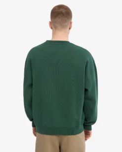 Organic Oversized Crew - Emerald Green