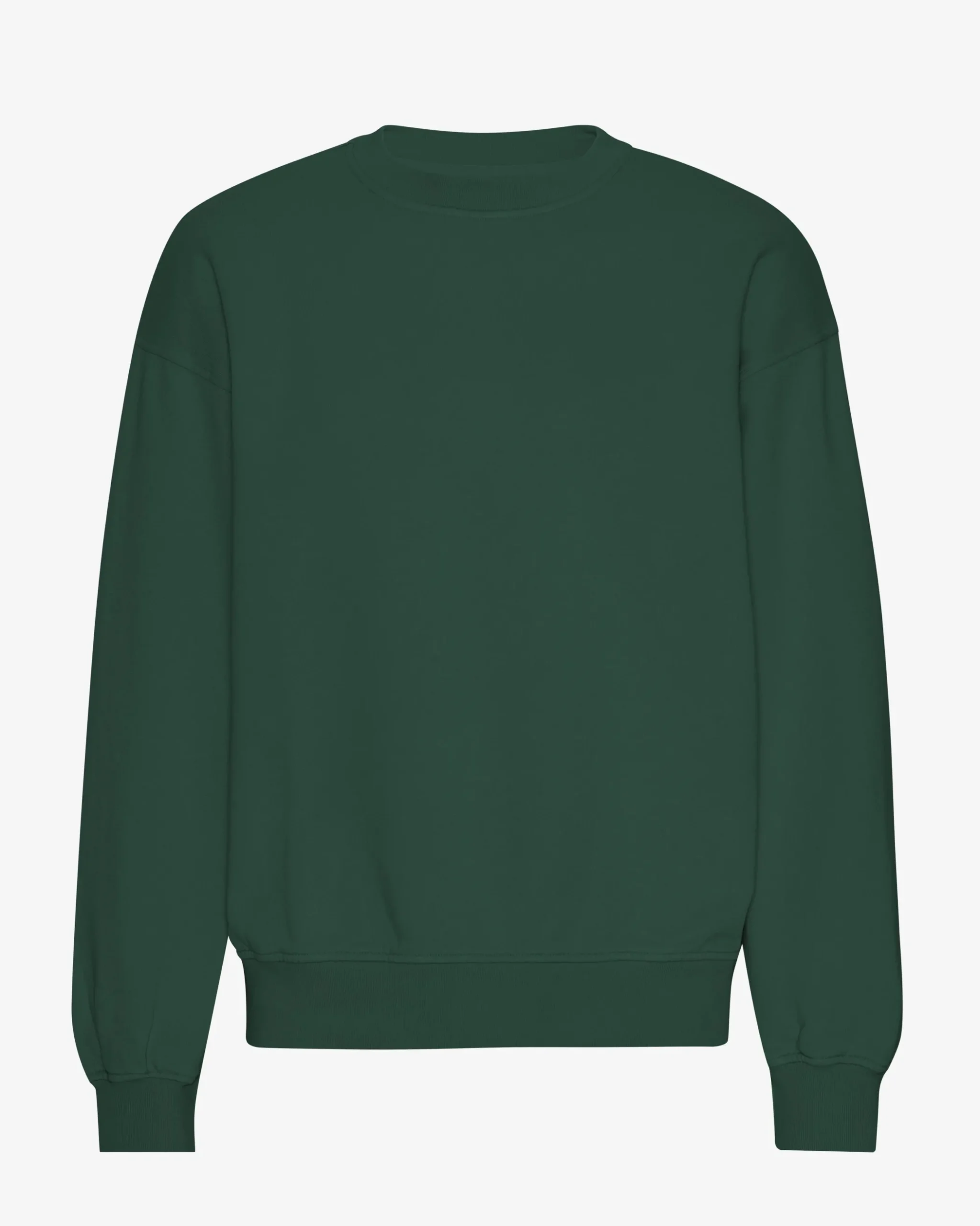 Organic Oversized Crew - Emerald Green