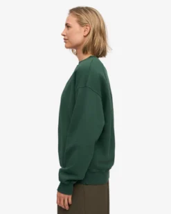 Organic Oversized Crew - Emerald Green