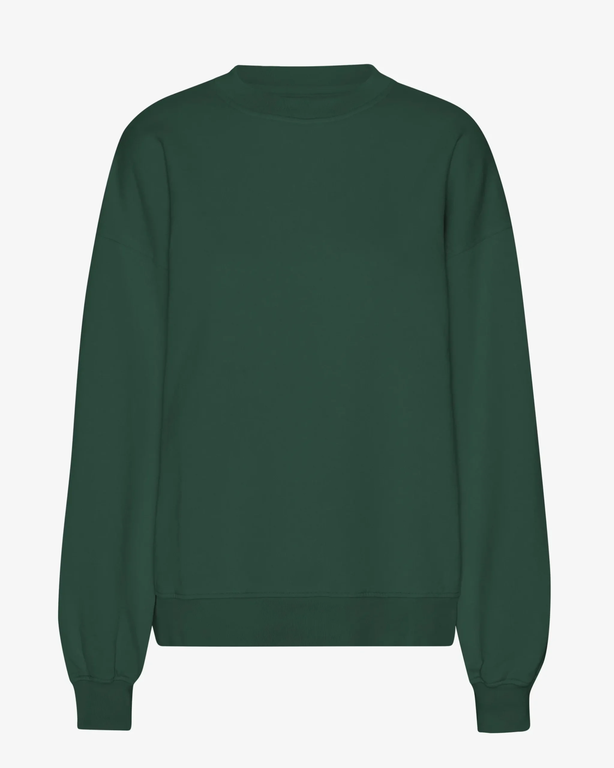 Organic Oversized Crew - Emerald Green