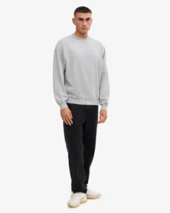 Organic Oversized Crew - Faded Grey