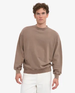 Organic Oversized Crew - Faded Khaki