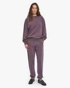 Organic Oversized Crew - Faded Grape