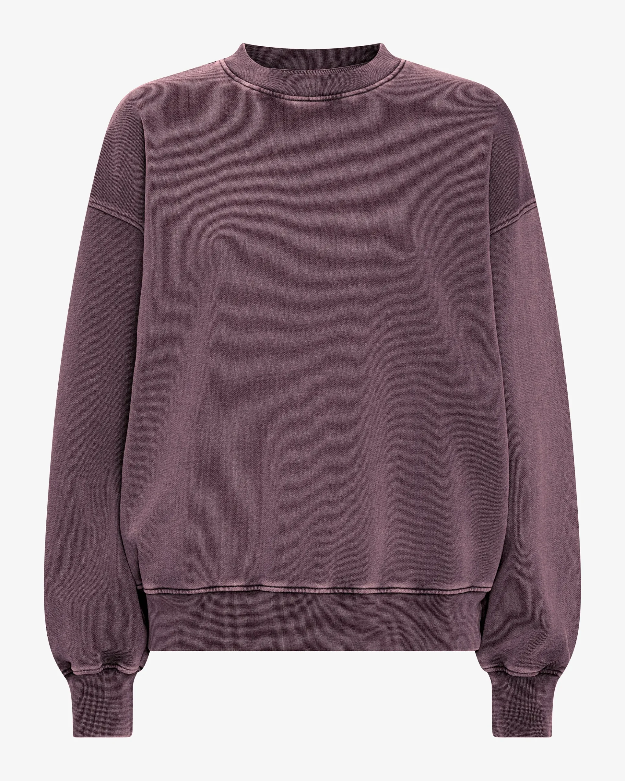 Organic Oversized Crew - Faded Grape