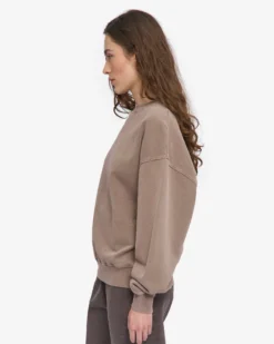 Organic Oversized Crew - Faded Khaki