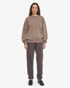 Organic Oversized Crew - Faded Khaki