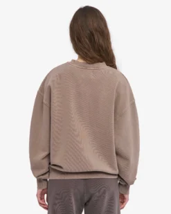 Organic Oversized Crew - Faded Khaki