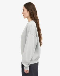 Organic Oversized Crew - Faded Grey