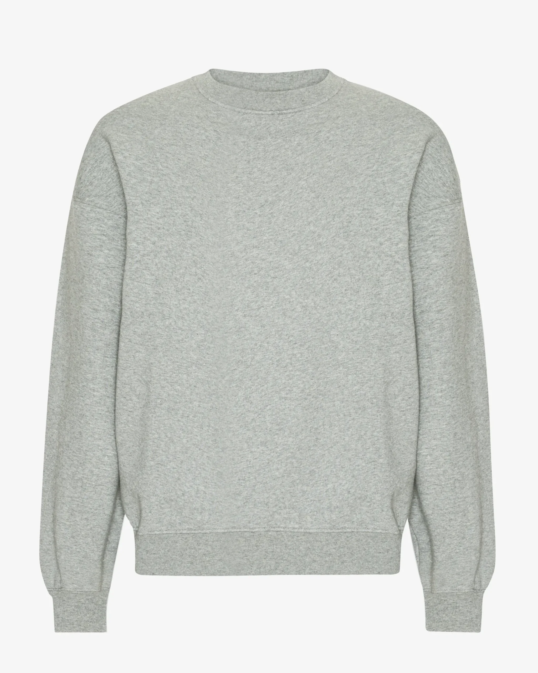 Organic Oversized Crew - Heather Grey