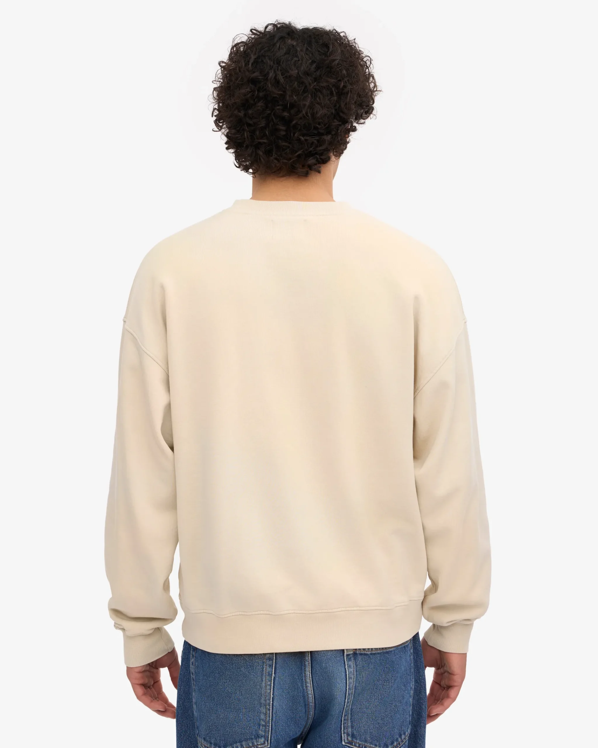 Organic Oversized Crew - Ivory White