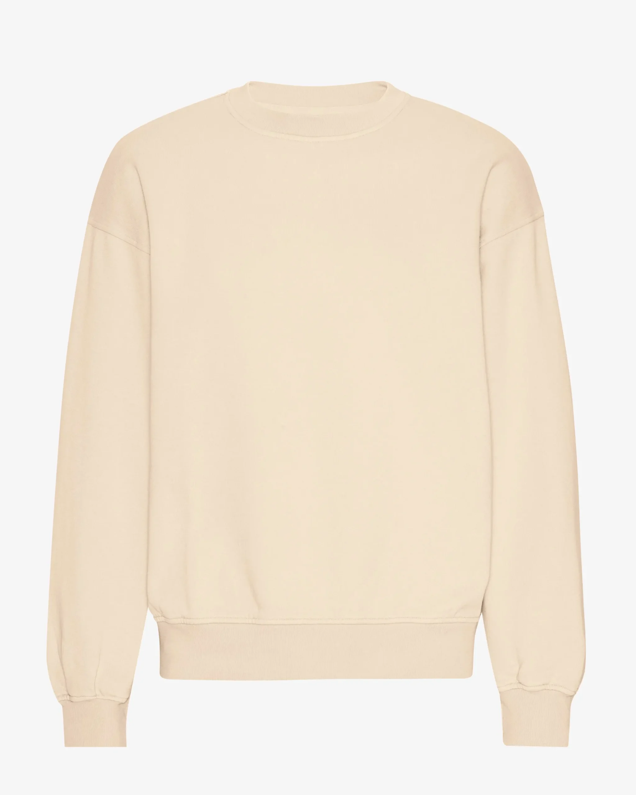 Organic Oversized Crew - Ivory White