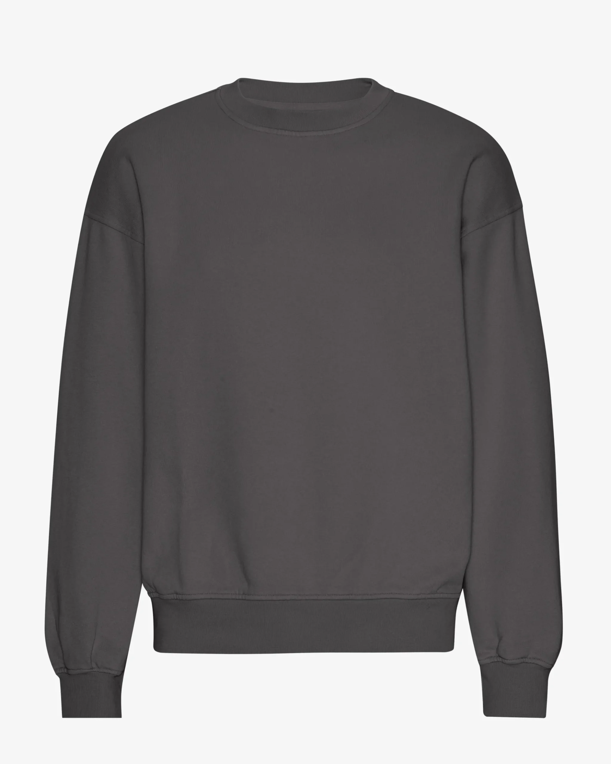 Organic Oversized Crew - Lava Grey