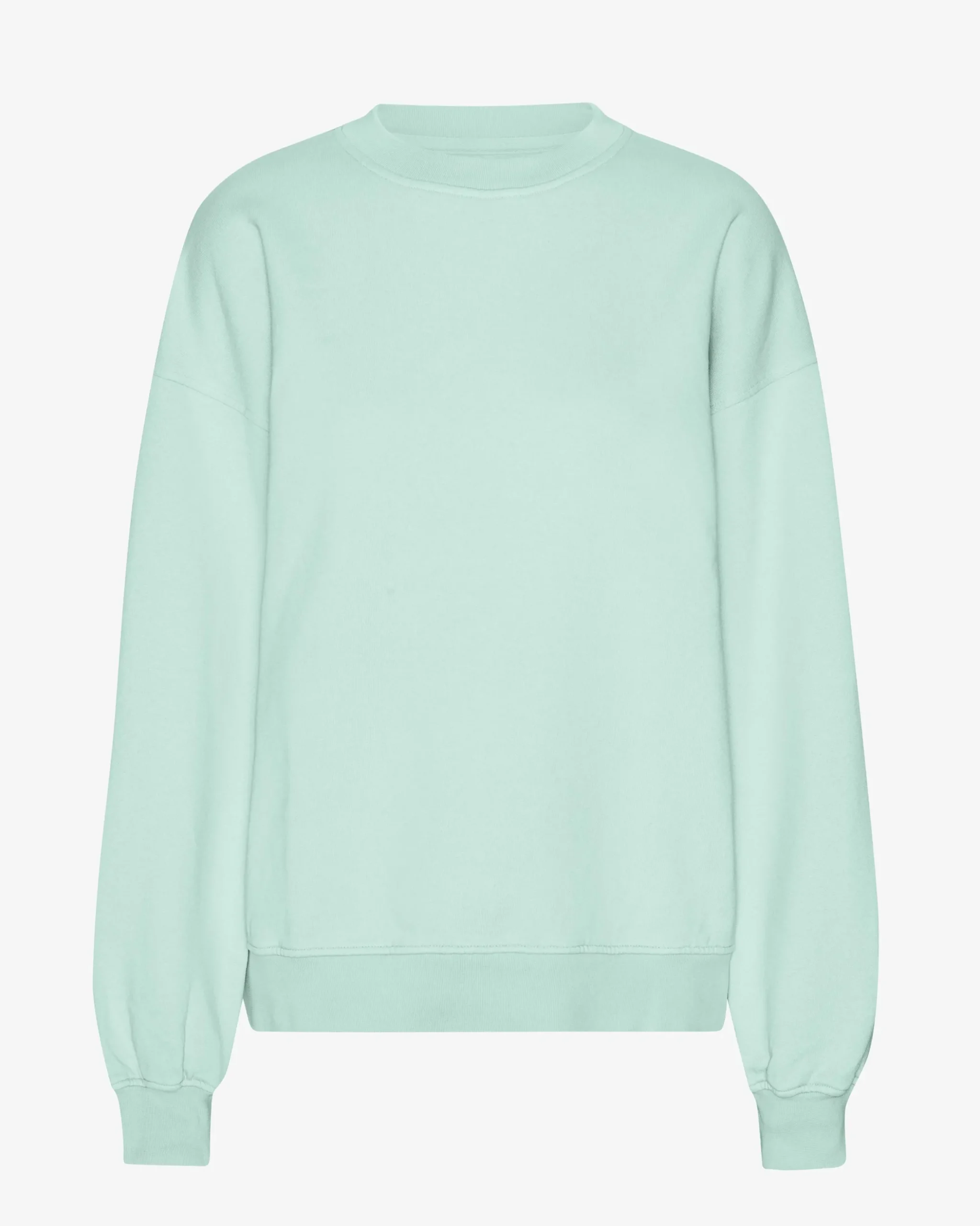 Organic Oversized Crew - Light Aqua