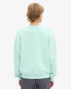 Organic Oversized Crew - Light Aqua