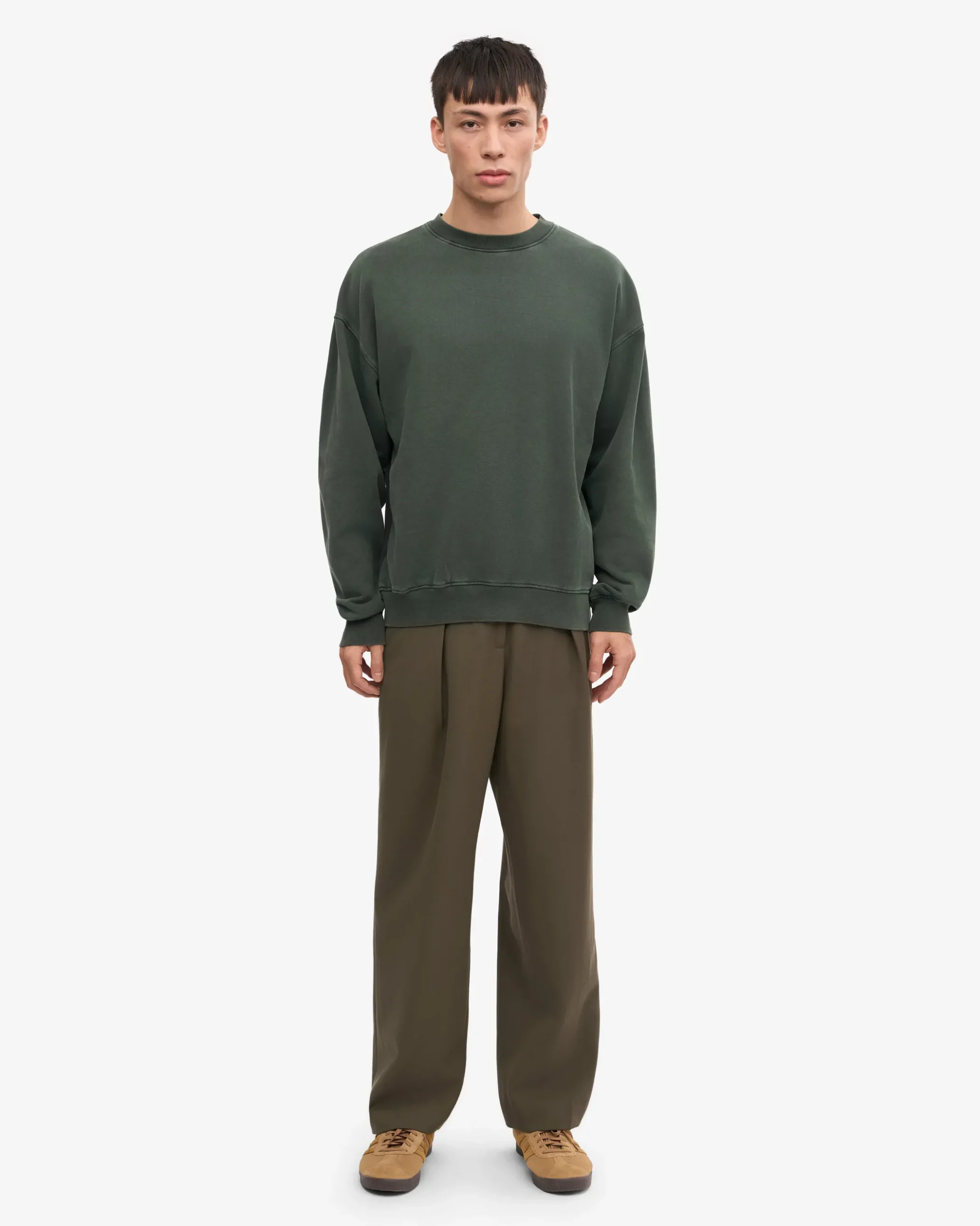 Organic Oversized Crew - Midnight Forest