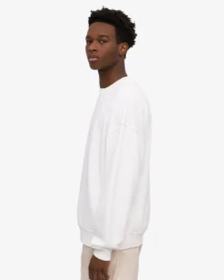Organic Oversized Crew - Optical White