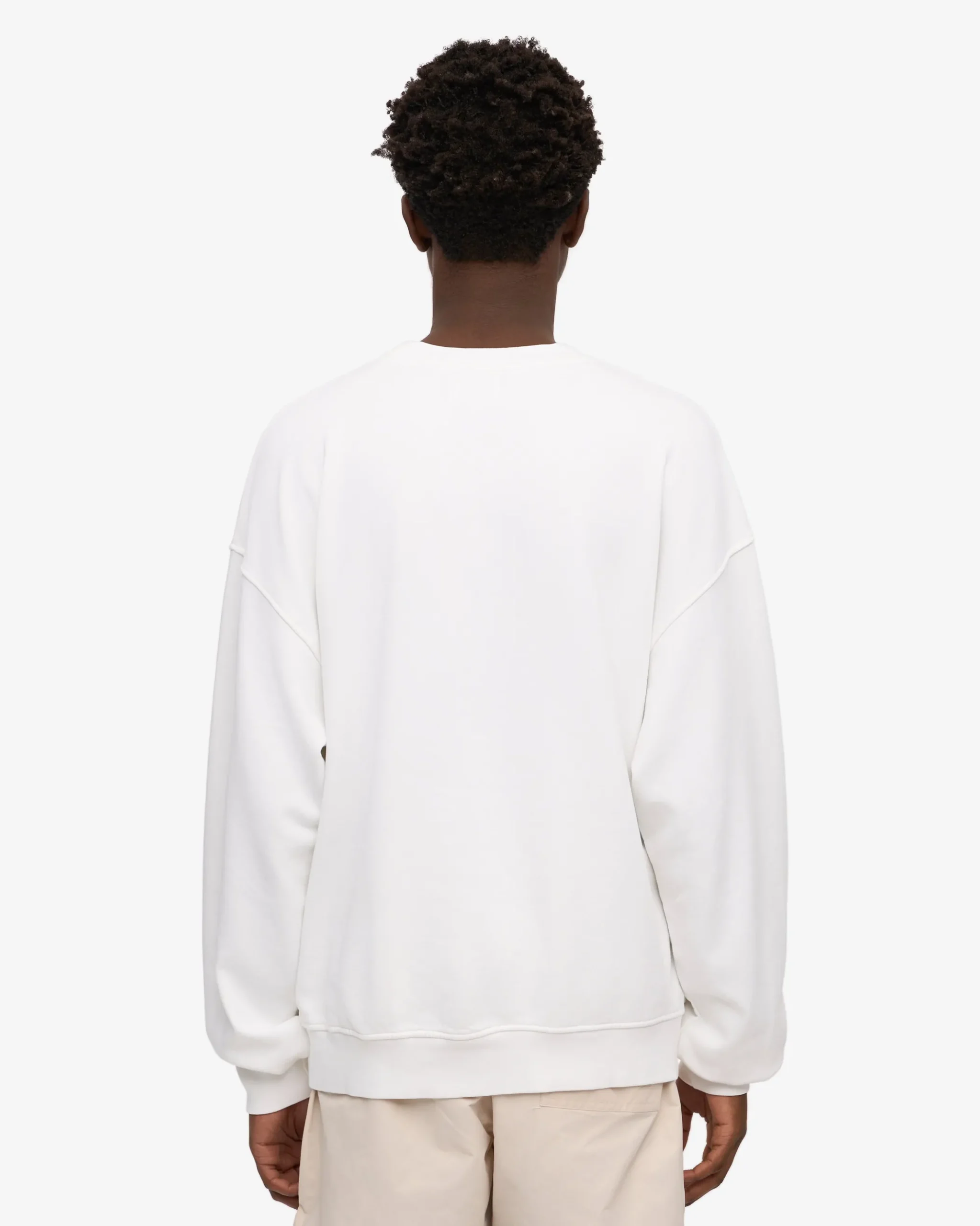 Organic Oversized Crew - Optical White