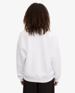 Organic Oversized Crew - Optical White