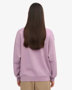 Organic Oversized Crew - Pearly Purple