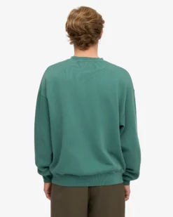 Organic Oversized Crew - Pine Green