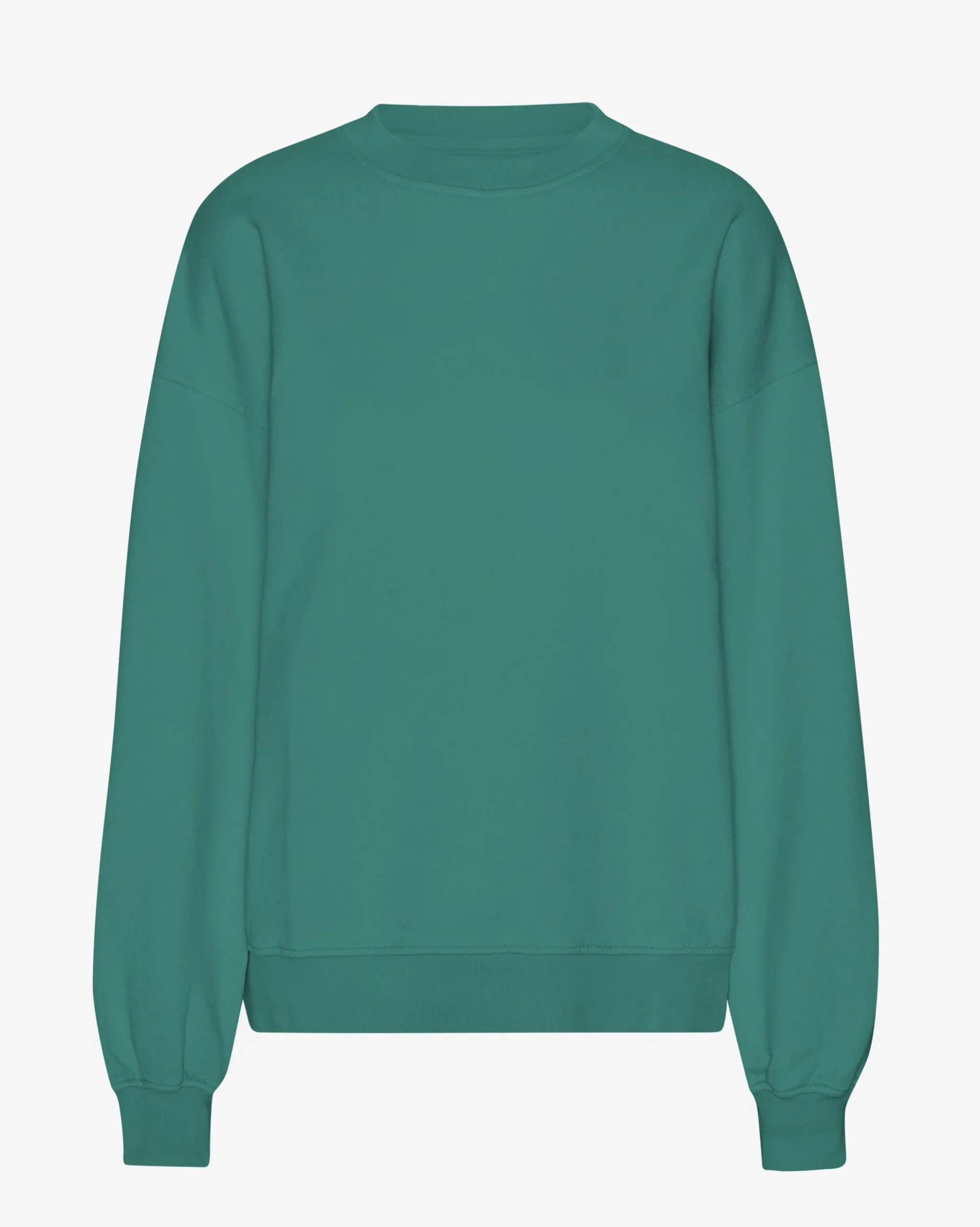 Organic Oversized Crew - Pine Green