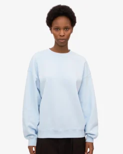 Organic Oversized Crew - Polar Blue