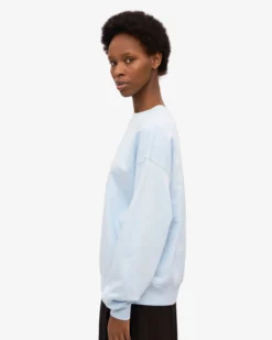 Organic Oversized Crew - Polar Blue