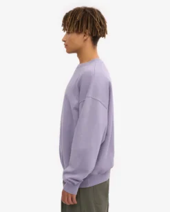 Organic Oversized Crew - Purple Jade