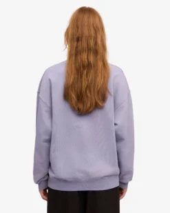 Organic Oversized Crew - Purple Jade