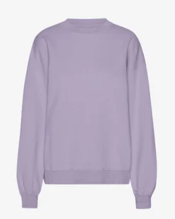 Organic Oversized Crew - Purple Jade