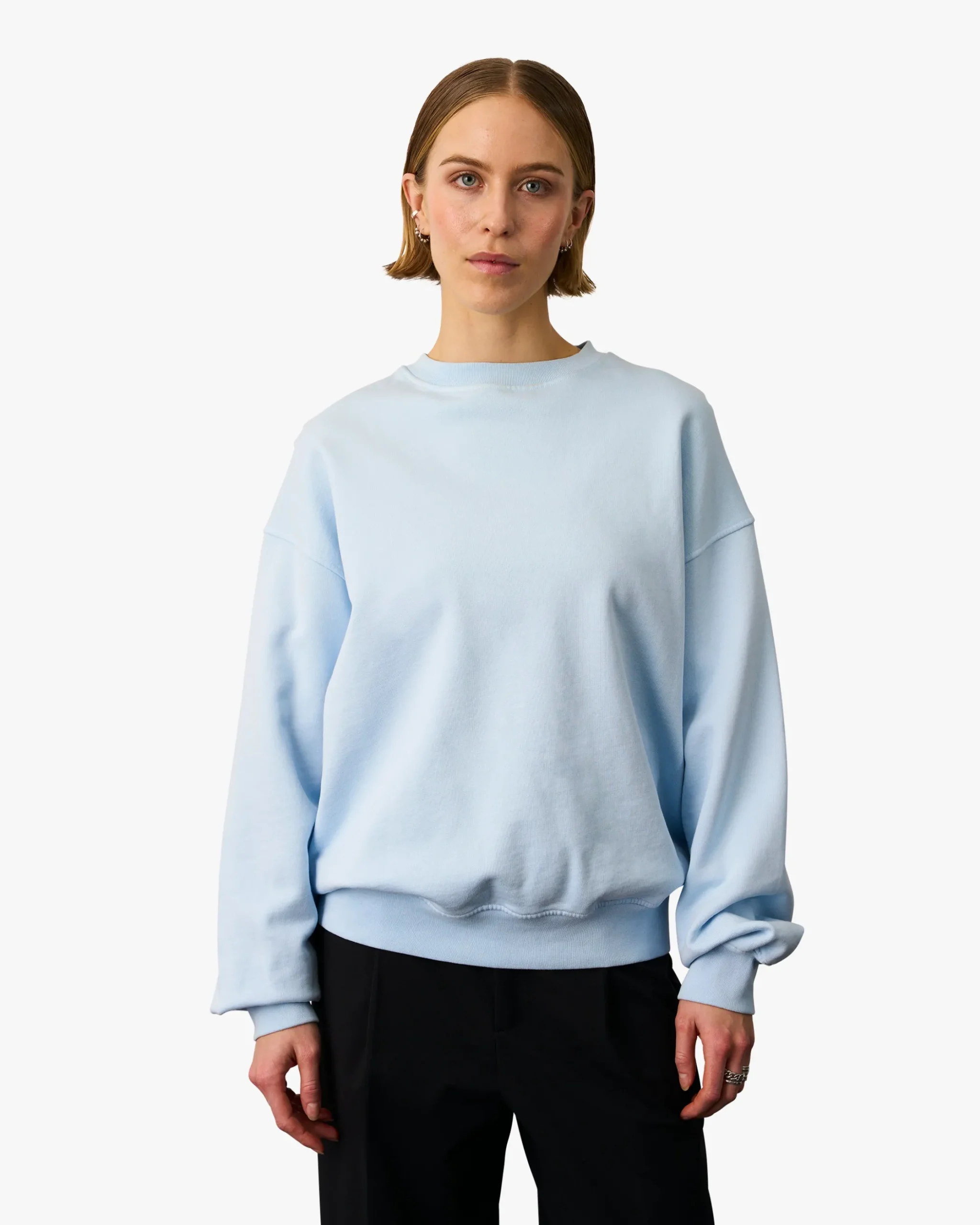 Organic Oversized Crew - Sahara Camel