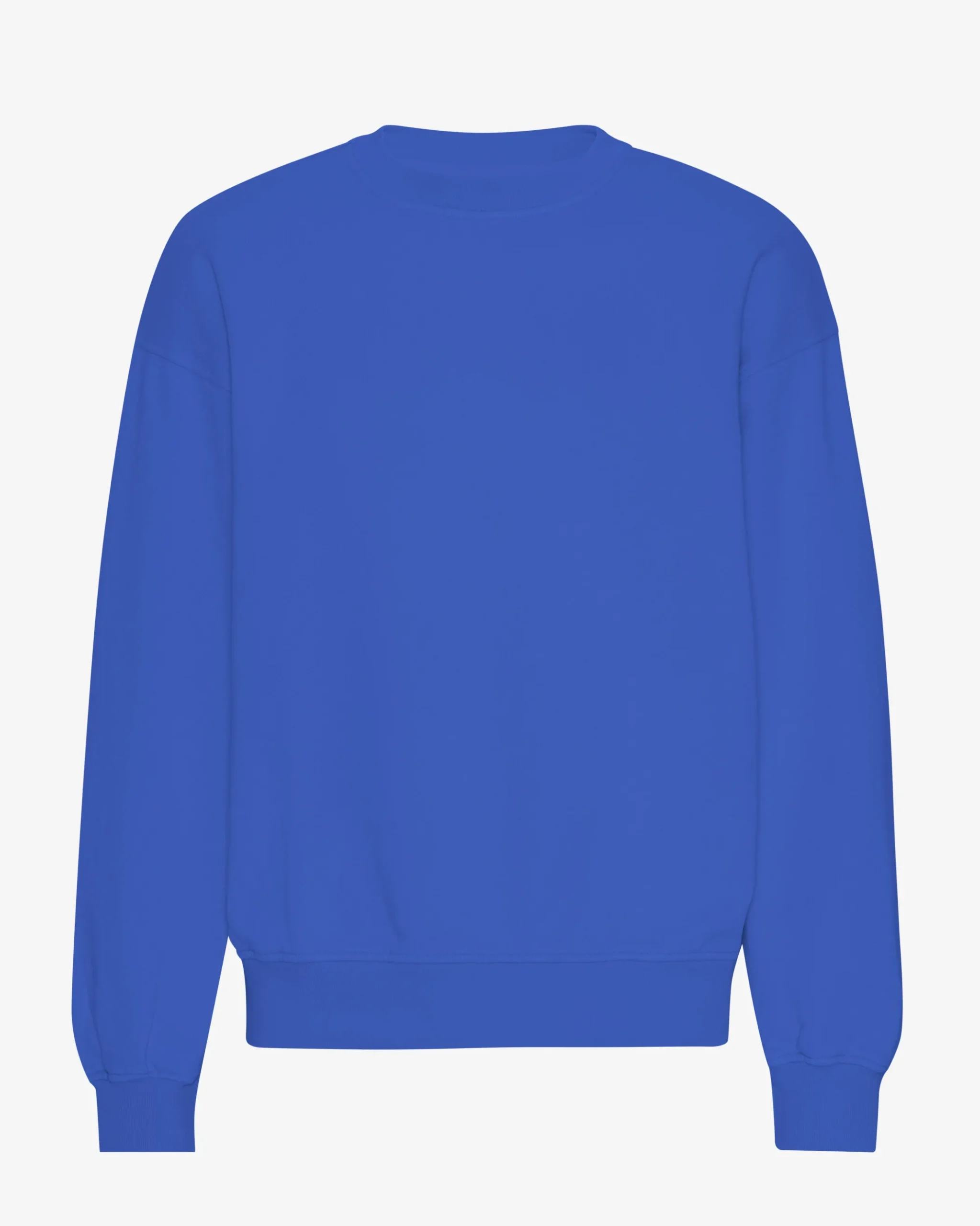 Organic Oversized Crew - Sapphire Blue