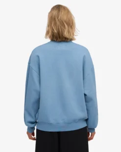 Organic Oversized Crew - Seaside Blue